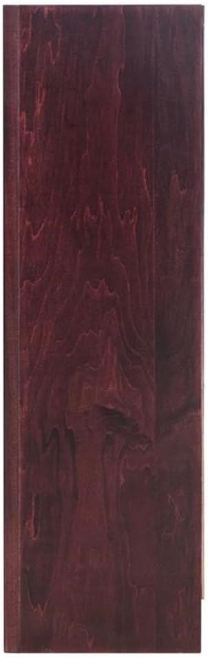 BOWERY HILL Traditional 36" Tall 3-Shelf Wood Bookcase in Cherry