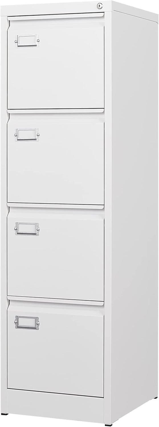 2 Drawer File Cabinet with Lock Vertical Filing Storage Cabinet Office Home Steel Vertical File Cabinets for Letter Size File Cabinet Locked,Assembly Required