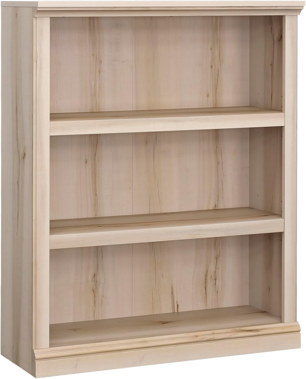 Sauder Miscellaneous Storage 3-Shelf Bookcase/ Book shelf, Oiled Oak finish