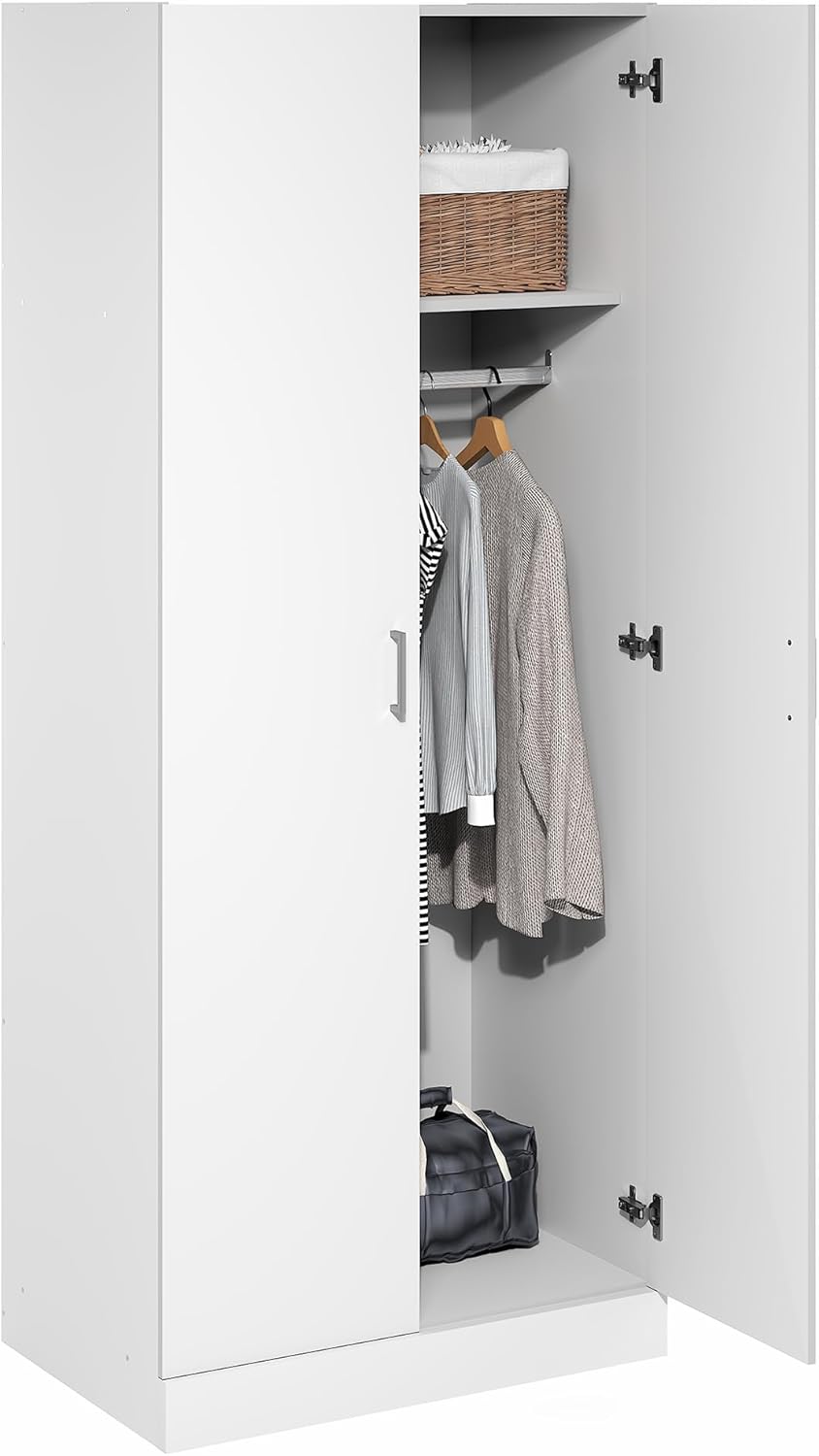 Furinno PASIR Book Shelf, 3-Tier Bookshelf, Bookcase, 9.7" x 23.7" x 31.5", for Living Room, Bedroom, Home Office, Blackwood