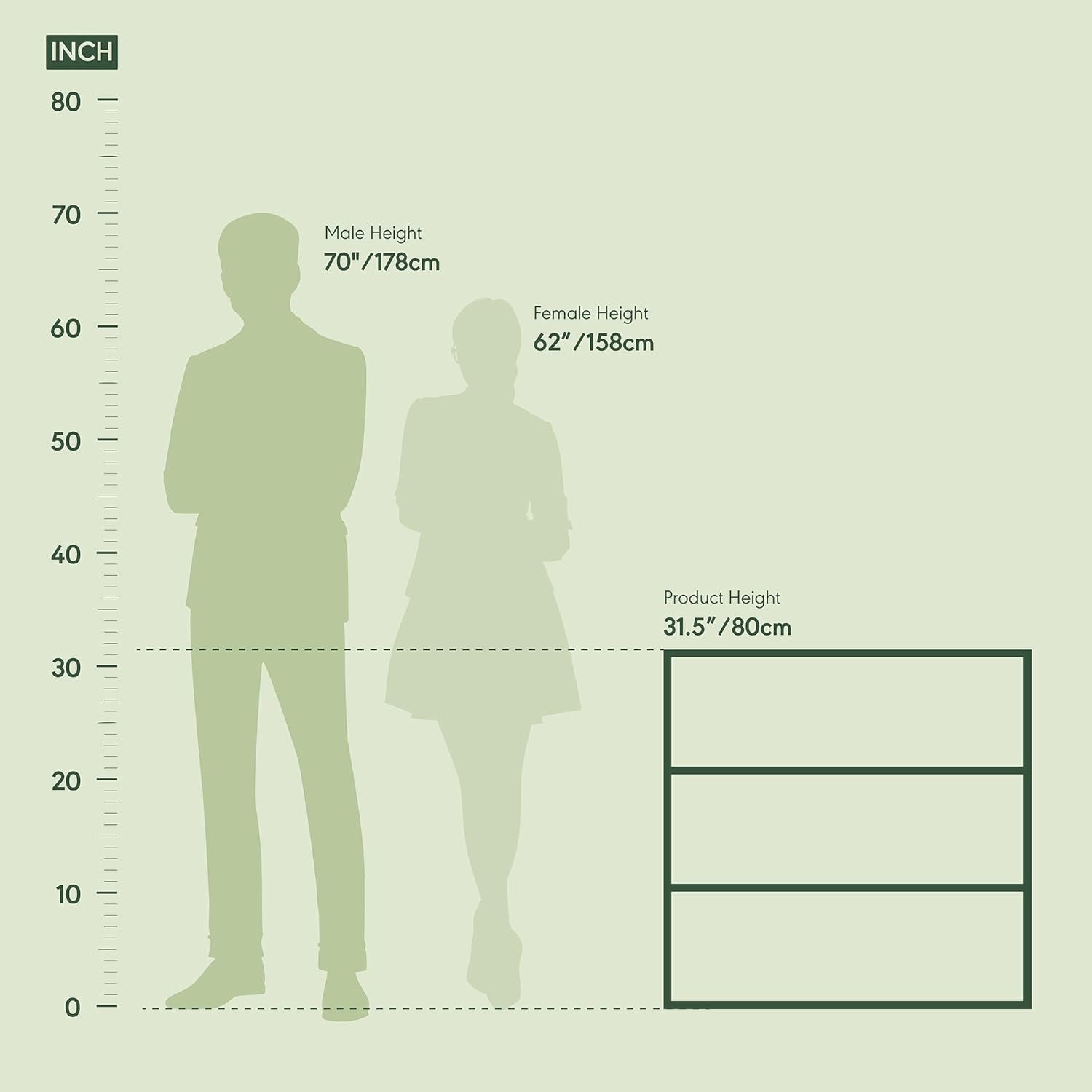 Furinno PASIR Book Shelf, 3-Tier Bookshelf, Bookcase, 9.7" x 23.7" x 31.5", for Living Room, Bedroom, Home Office, Blackwood