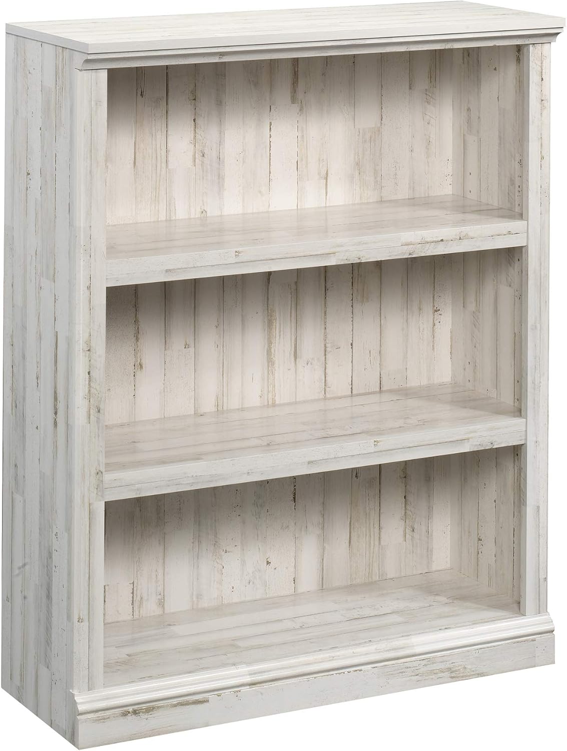 Sauder Miscellaneous Storage 3-Shelf Bookcase/ Book shelf, Oiled Oak finish