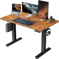 HUANUO 71 x 30 inch Electric Standing Desk, Powerful Brushless Motor Large Height Adjustable Table, 4 Memory Preset Sit Stand Up Desk, Home Office Computer Table with Thick T-Shaped Frame