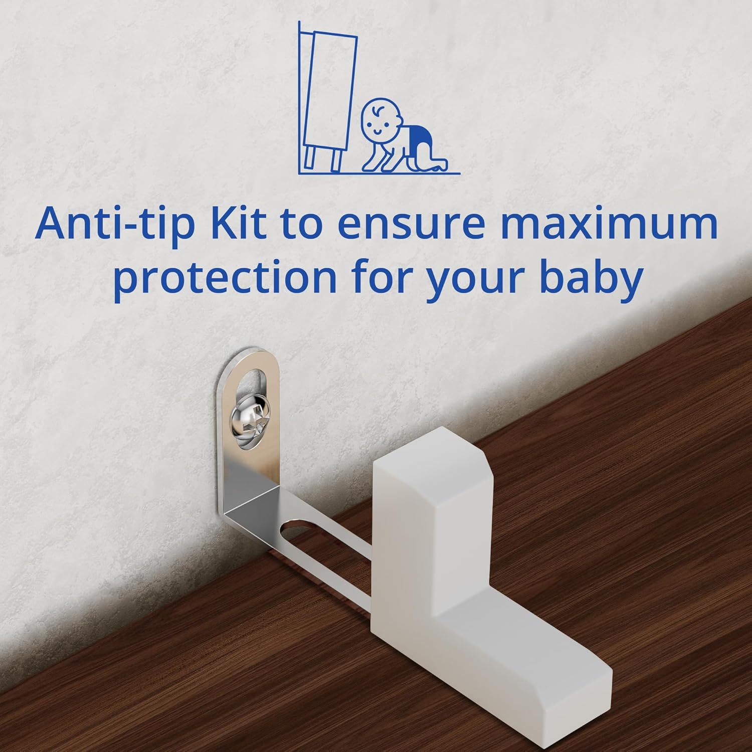 Cozy Castle Brown Bookshelf, 3-Tier Open Shelf Bookcase, 10 Cube Storage Organizer with Anti-Tilt Device, Freestanding Book Storage Shelves for Bedroom, Living Room